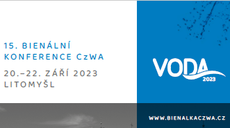 15. bienální konference CzWA VODA 2023 - 1. cirkulár podujatia a informácie k podujatiu